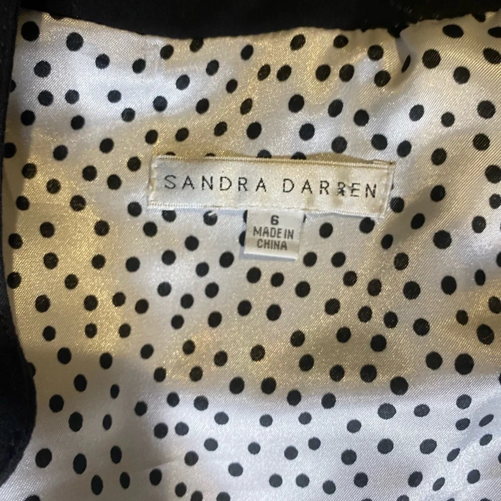 Sandra Darren Zip Front Belted Dress - Picture 7 of 9
